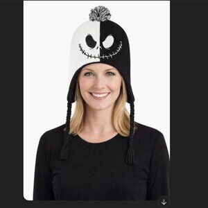 Nightmare Before Christmas Jack Skellington Black and White Peruvian